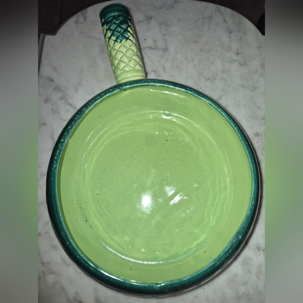Vintage Tomeoni Bros California,  Soup,Casserole,Ceramic Dish w/ Handle, Planter
